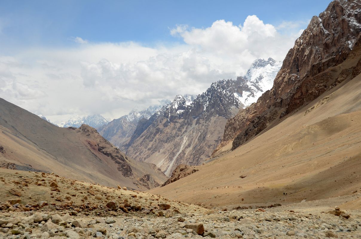 03 View Of Descent After Leaving Aghil Pass Towards Shaksgam Valley On Trek To K2 North Face In China